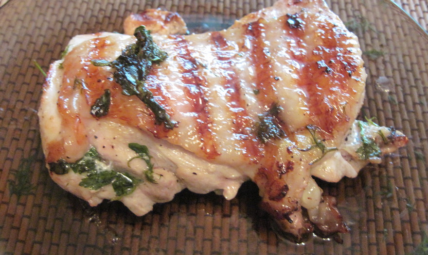 Куриные бедрышки  на гриле