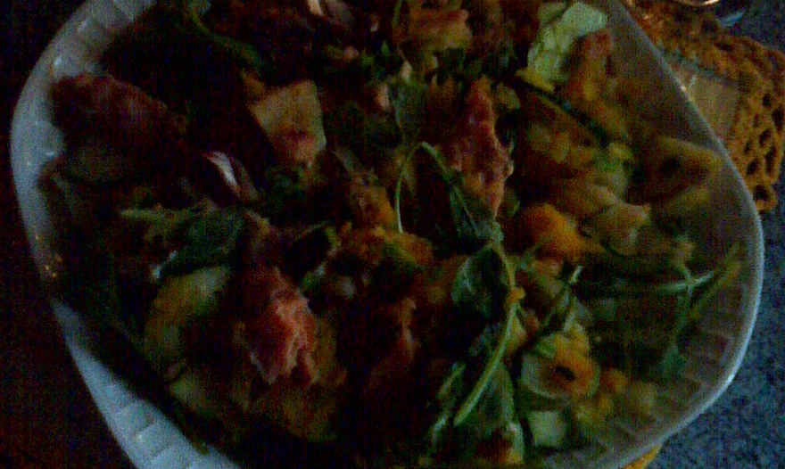 Тёплый салат "Сицилийский"