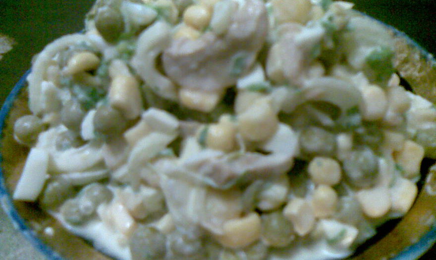 Салат грибной