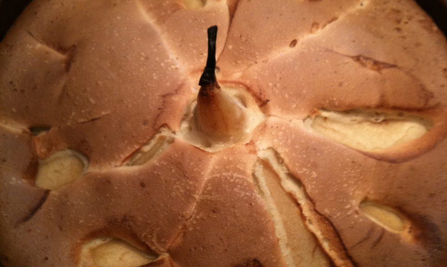 Пирог с грушами