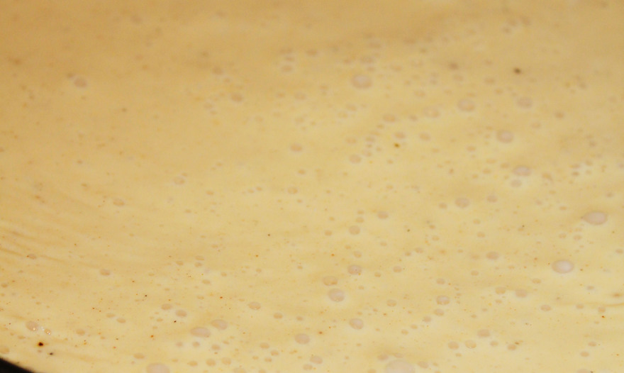 Торт "Топлёное молоко с черникой"