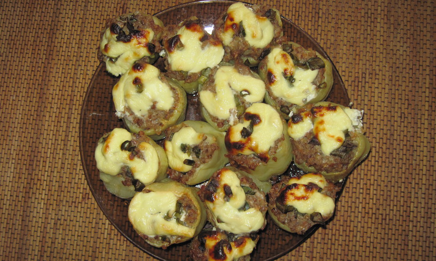 Фаршированный перец запеченный