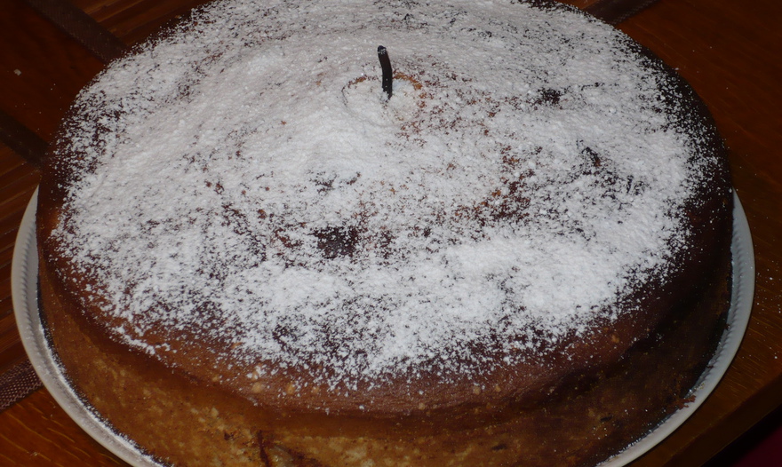 Пирог с грушами