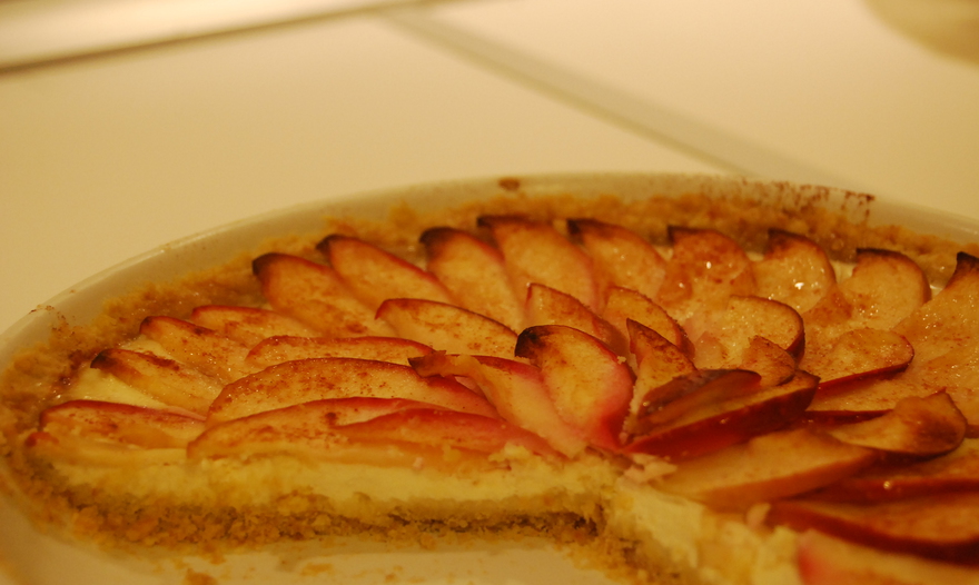 Яблочно-творожный торт.