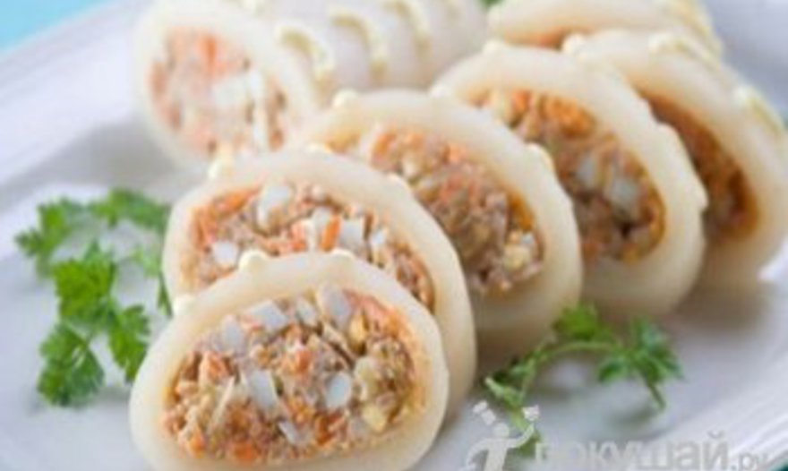 Кальмары фаршированные от Marvel