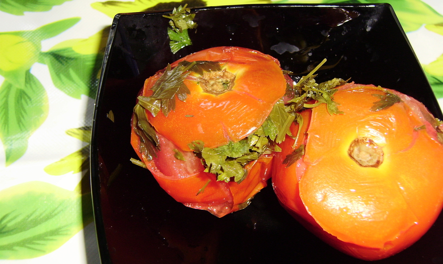 Помидорки соленые