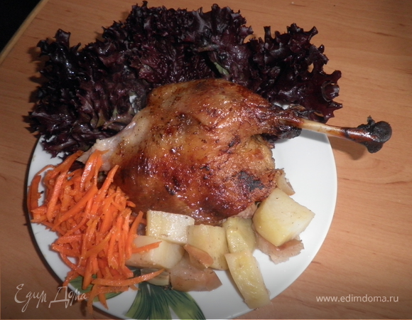 Запеченная утка с грушами рецепт – Испанская кухня: Основные блюда. «Еда»