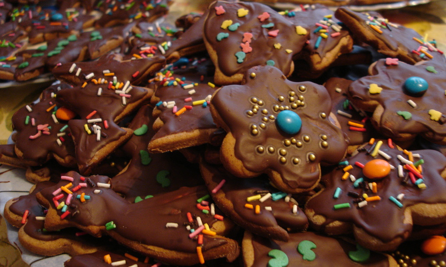 Пряное новогоднее печенье