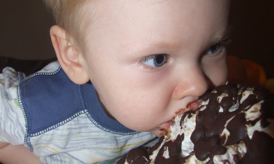 Мой кучерявый тортик :)