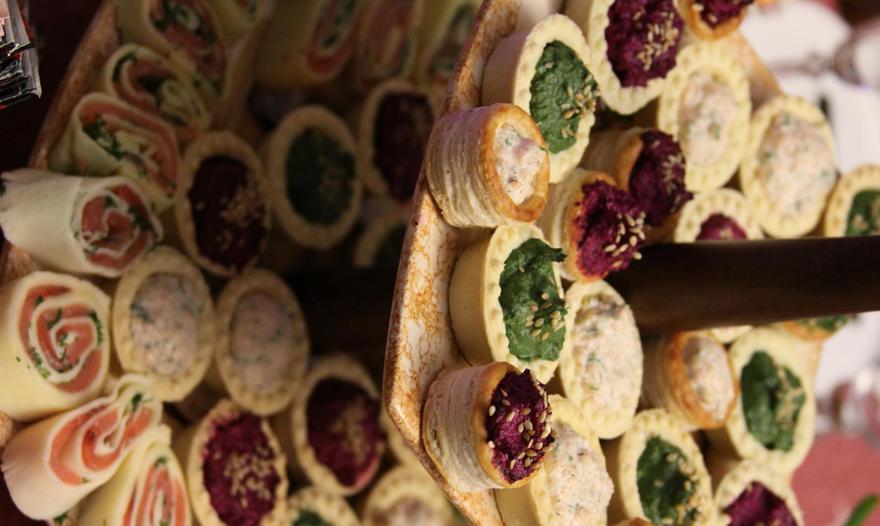 Тарталетки с цветной начинкой