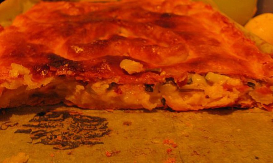 Сырно-луковый пирог