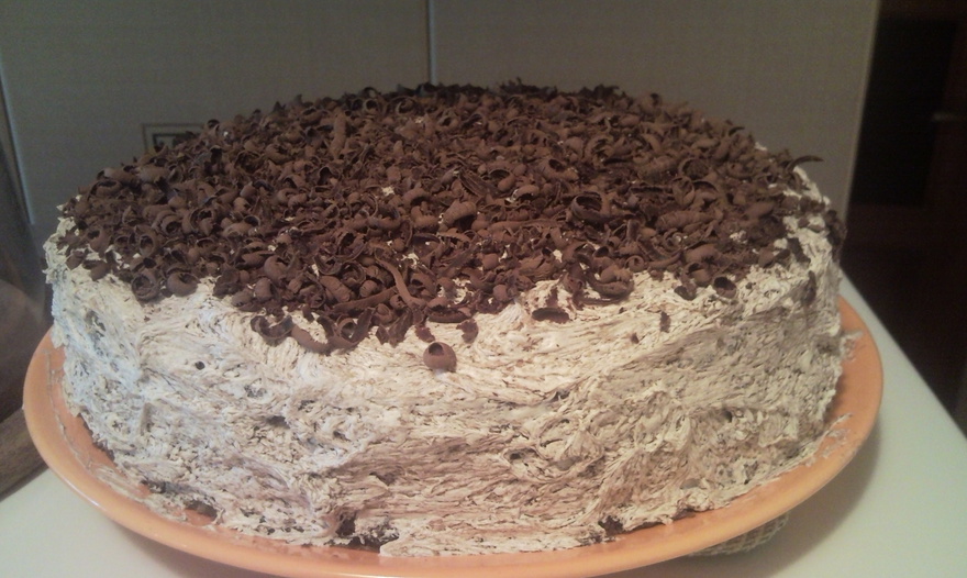 Торт «Заснеженная Прага»