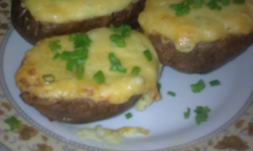 Дважды запеченная картошка