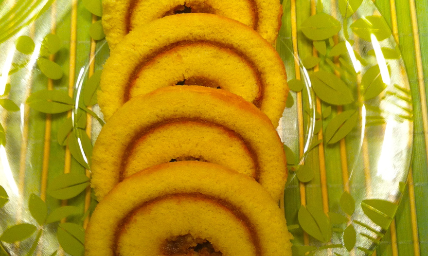 Бисквитный рулет "5 минут"