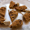 Ореховые треугольнички (Cranberry-pistachio-coconut triangles)