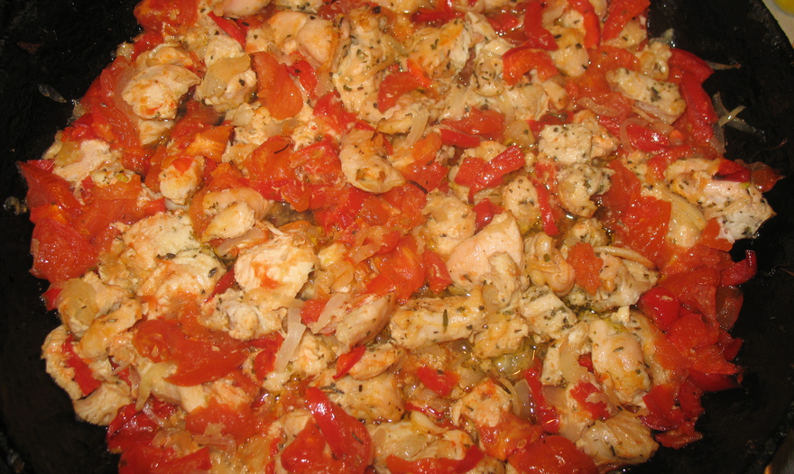 Курица а-ля фахитос