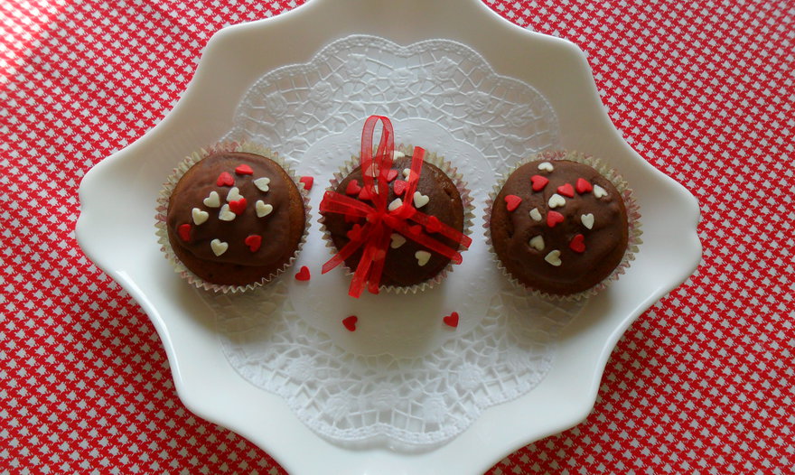 Шоколадные капкейки