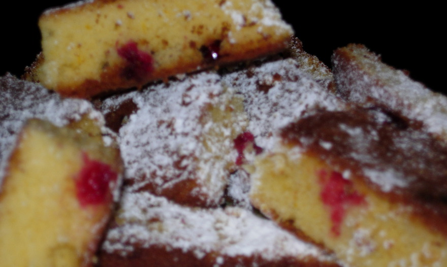 Пирожное с клюквой_По рецепту Юлии Высоцкой