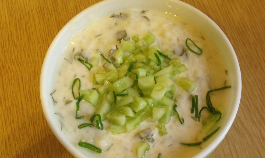 Кефирный суп 