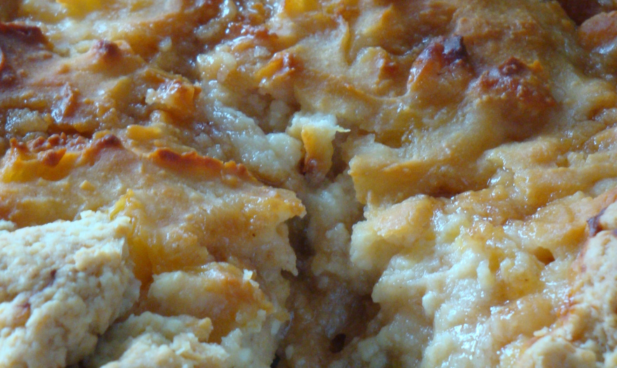 Абрикосово-творожный пирог