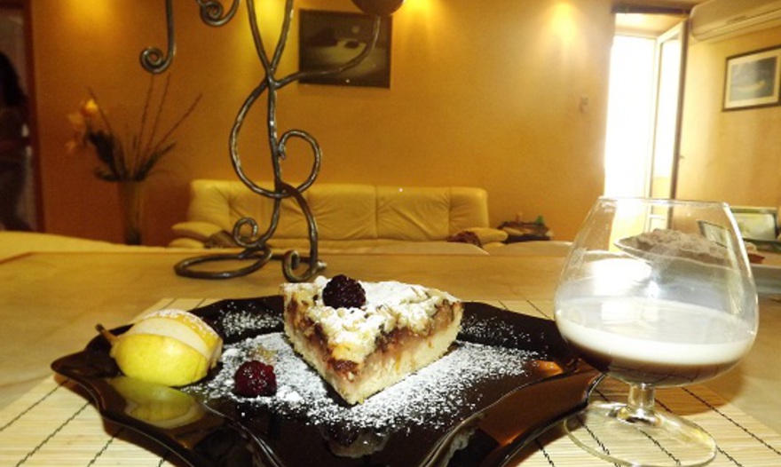 Грушевый пирог с шоколадом