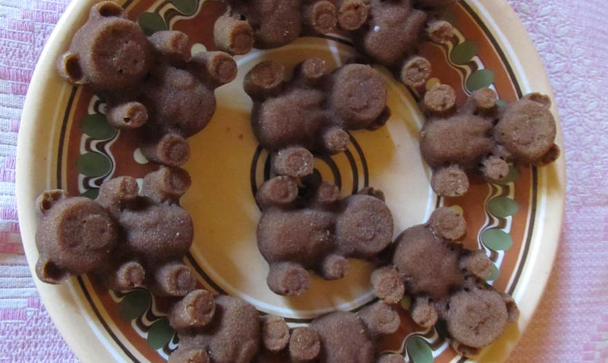 Бисквитные мишки Барни