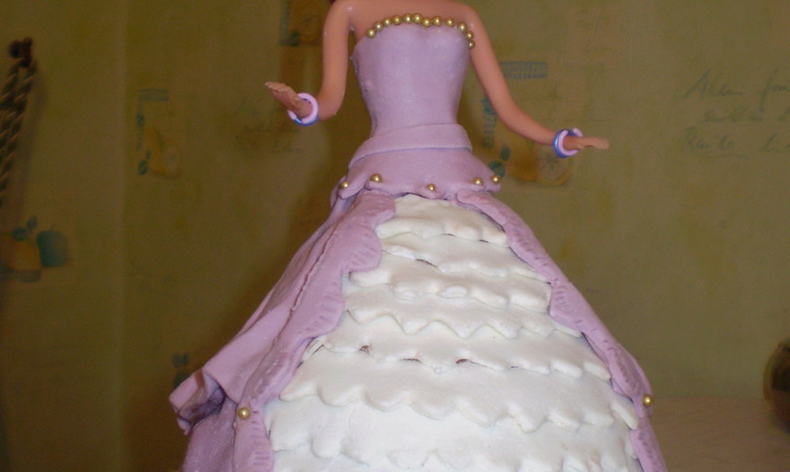 Миндальный торт с заварным кремом