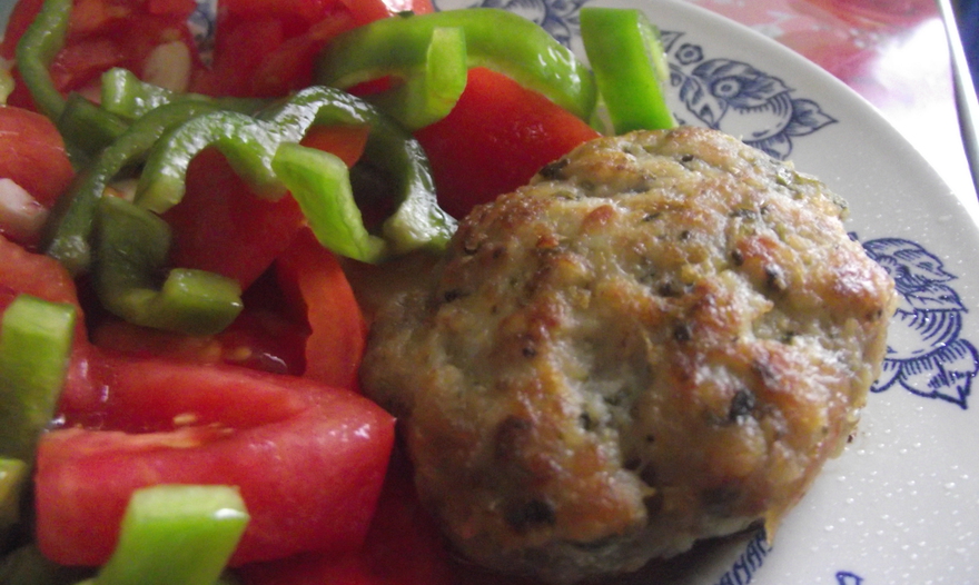 Котлетки с зеленью