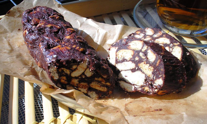 Шоколадная салями