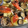 Тефтели по-гречески с запеченными овощами