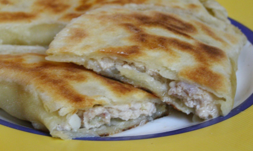 Хэцзы с фаршем из индейки