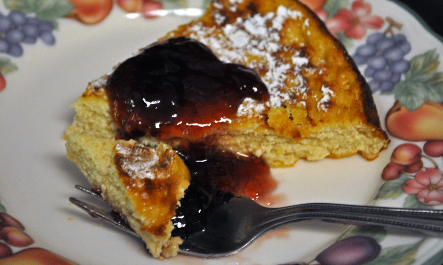 Запеканка творожная с кофе