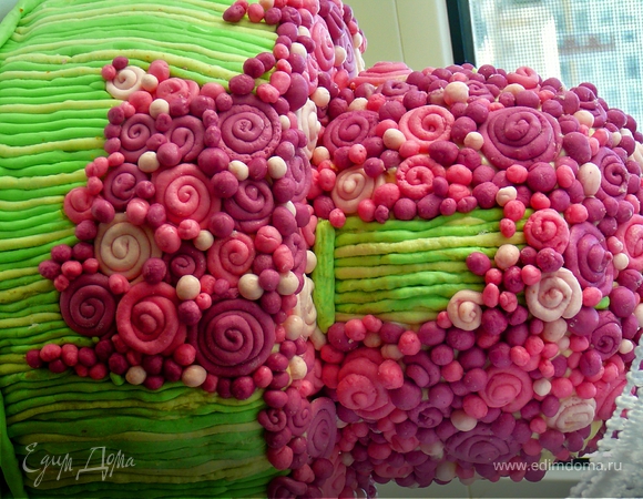 Торт "Цветочная поляна"