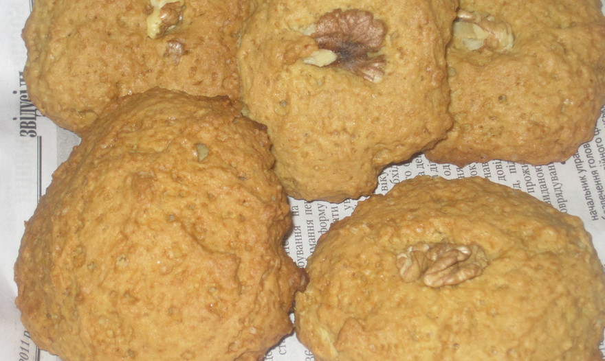 Домашнее овсяное печенье