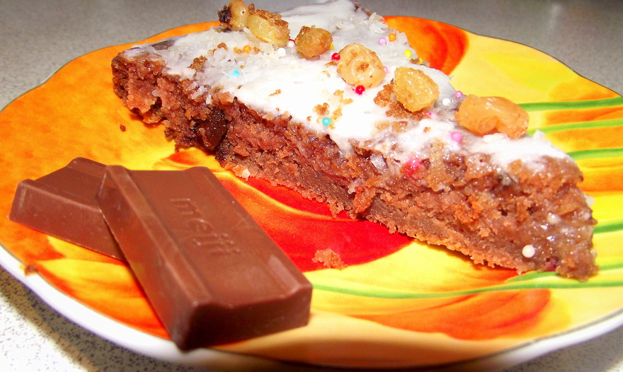 Торт "Простое чудо" (без яиц)