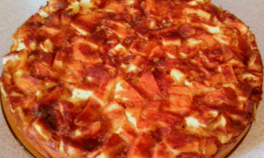 Лёгкий яблочный пирог