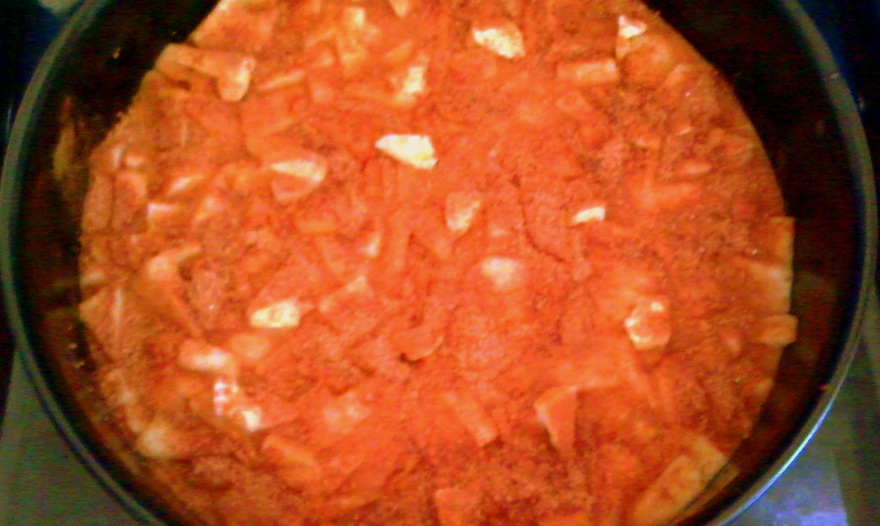 Лёгкий яблочный пирог