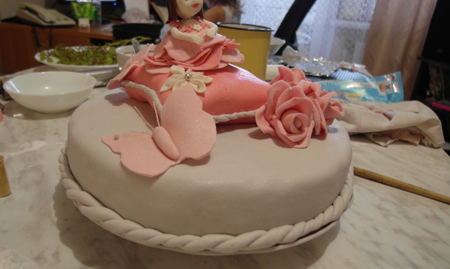 Торт "Единичка" для маленьких принцесс:)