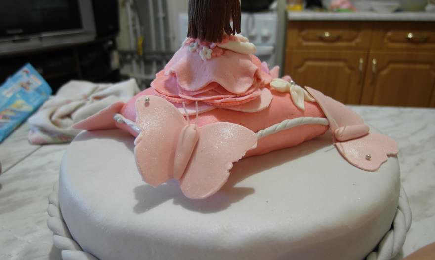 Торт "Единичка" для маленьких принцесс:)