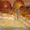 Яблочный пирог из сухого теста