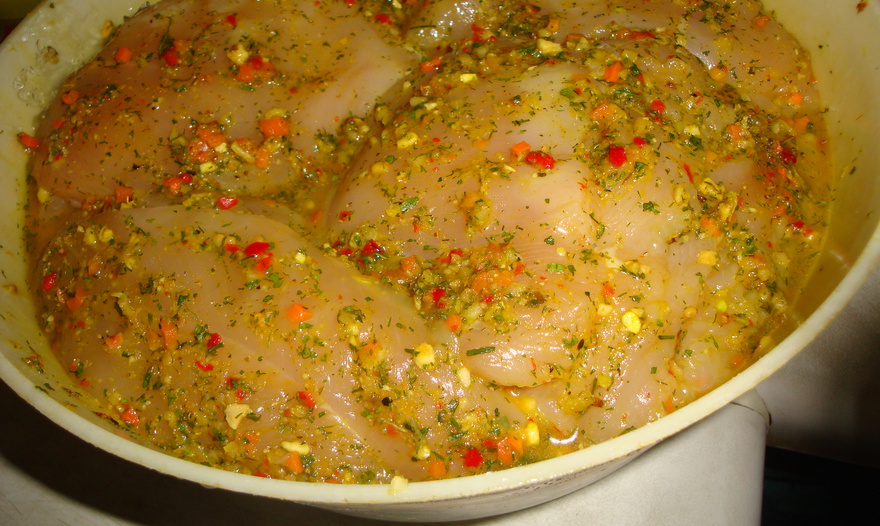 куринное филе в горчице