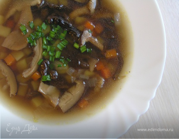 Грибной суп, пошаговый рецепт на ккал, фото, ингредиенты - Tassay