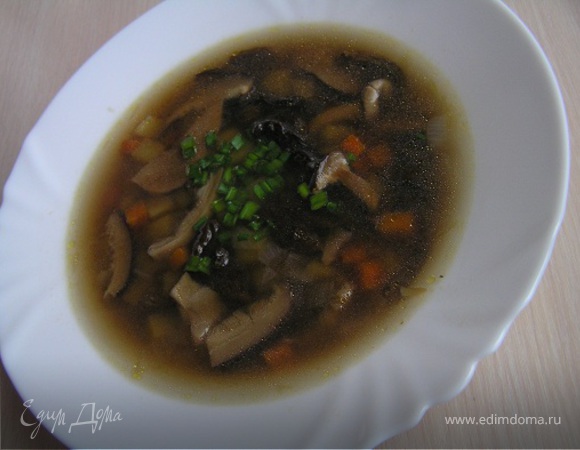 Как варить суп из сушеных грибов