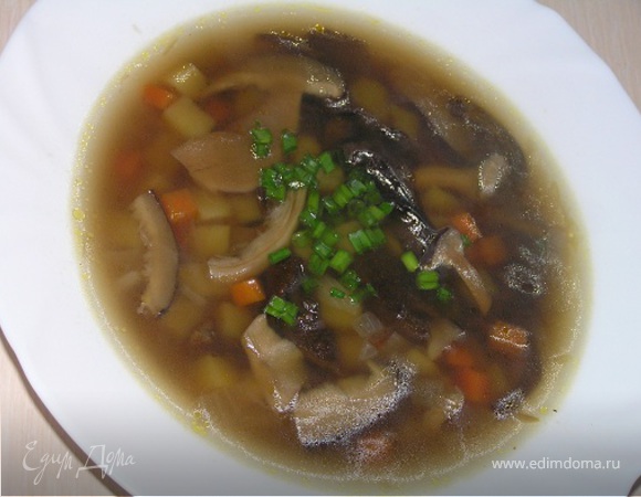 Грибной суп из сушеных грибов - оригинальный рецепт с пошаговыми фото
