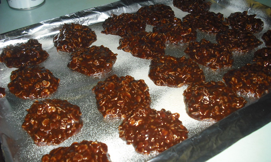 Американские арахисовые холодные печеньки 