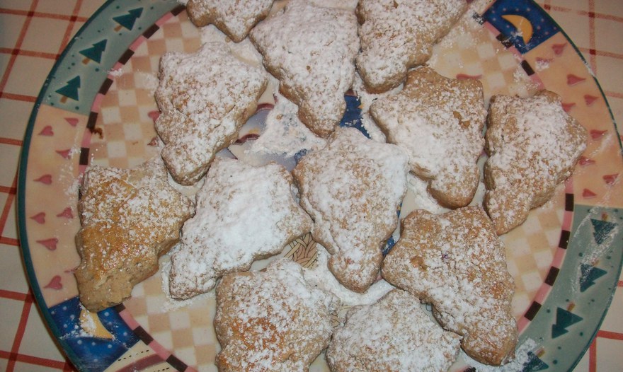 Рождественское печенье из грецких орехов