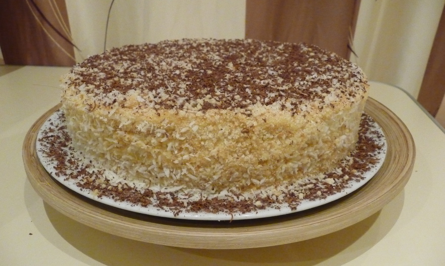 Торт «А-ля Наполеон» творожный