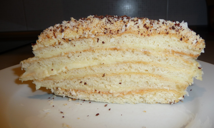 Торт «А-ля Наполеон» творожный
