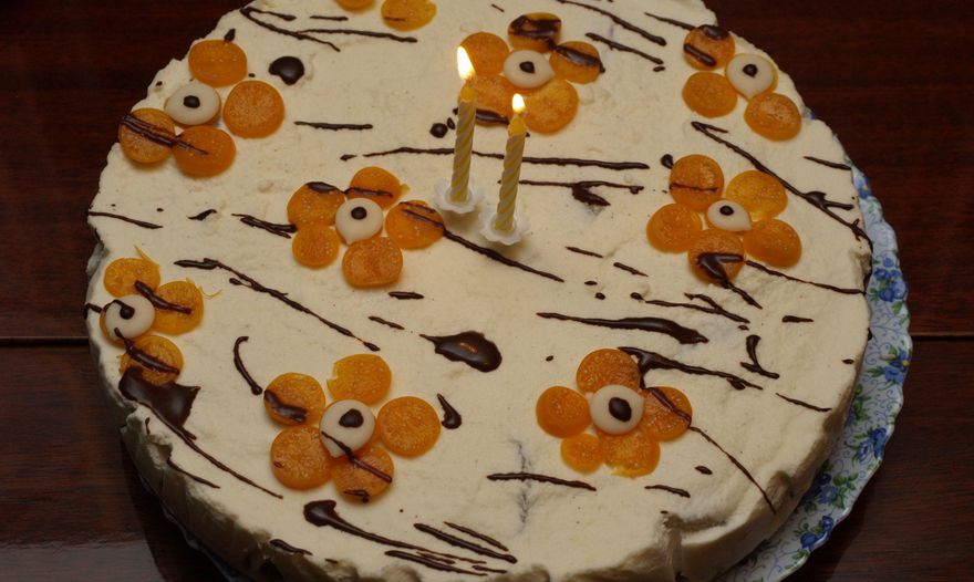 Шоколадный торт с панна коттой