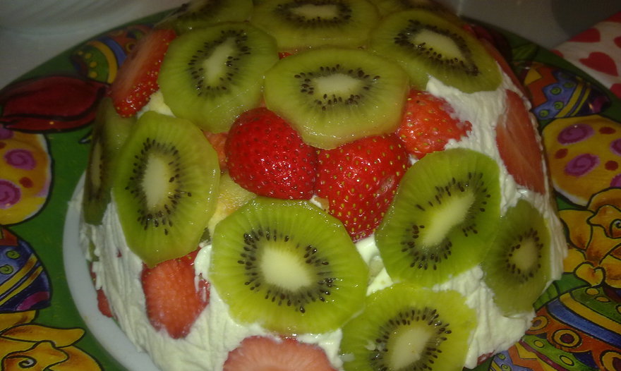 Летний тортик в Старый Новый Год